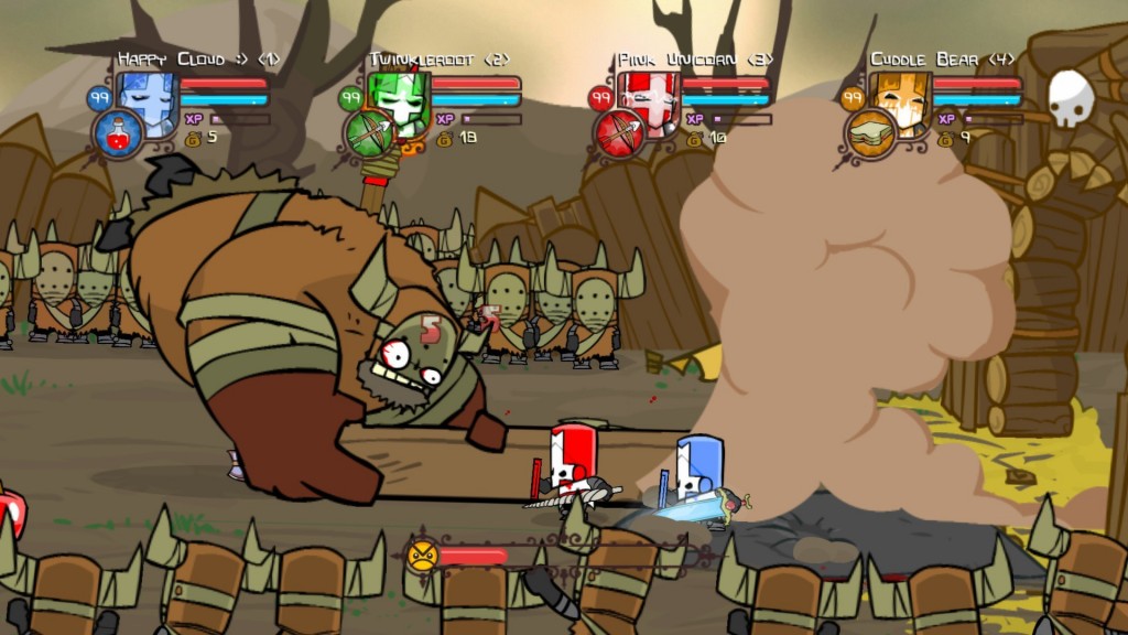 Castle crashers как подключить геймпад