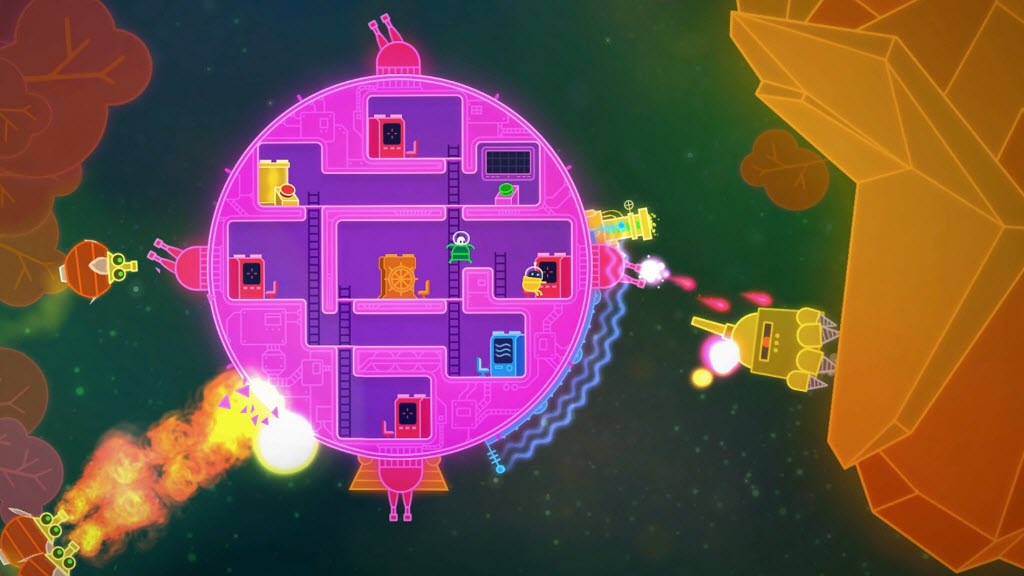 Lovers in a Dangerous Spacetime