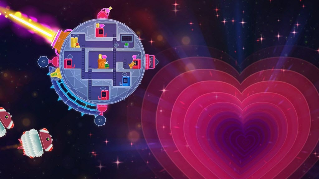 Lovers in a Dangerous Spacetime