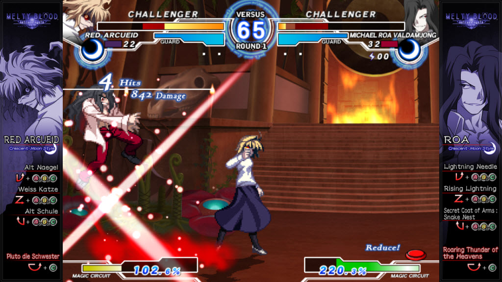 MELTY BLOOD: Actress Again: Current Code