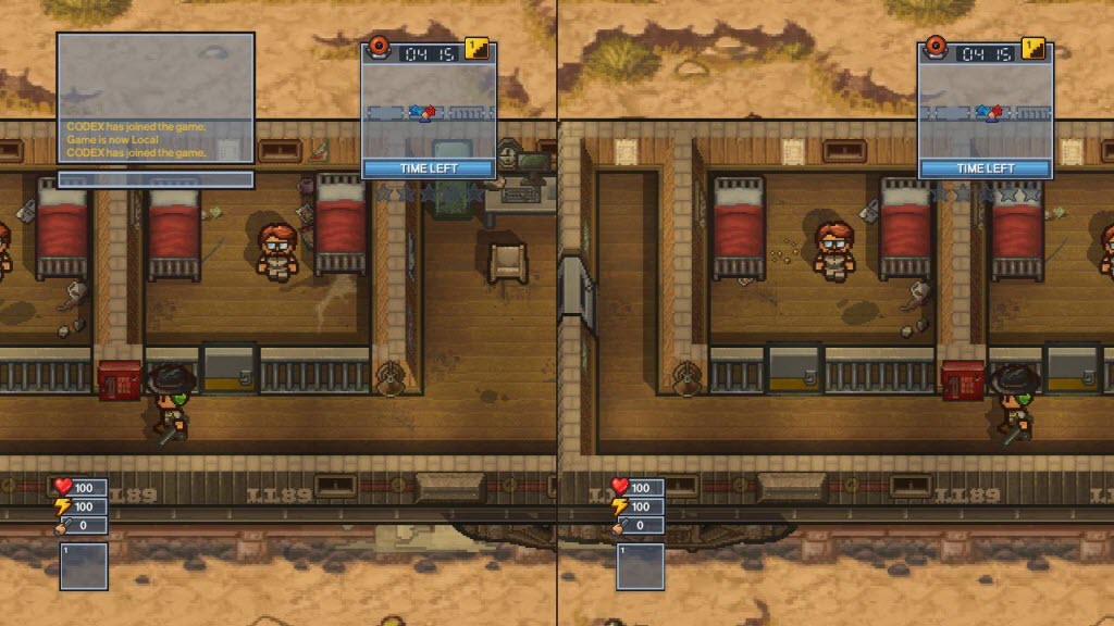 The escapists 2 split screen как включить